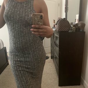 Grey Slip Dress